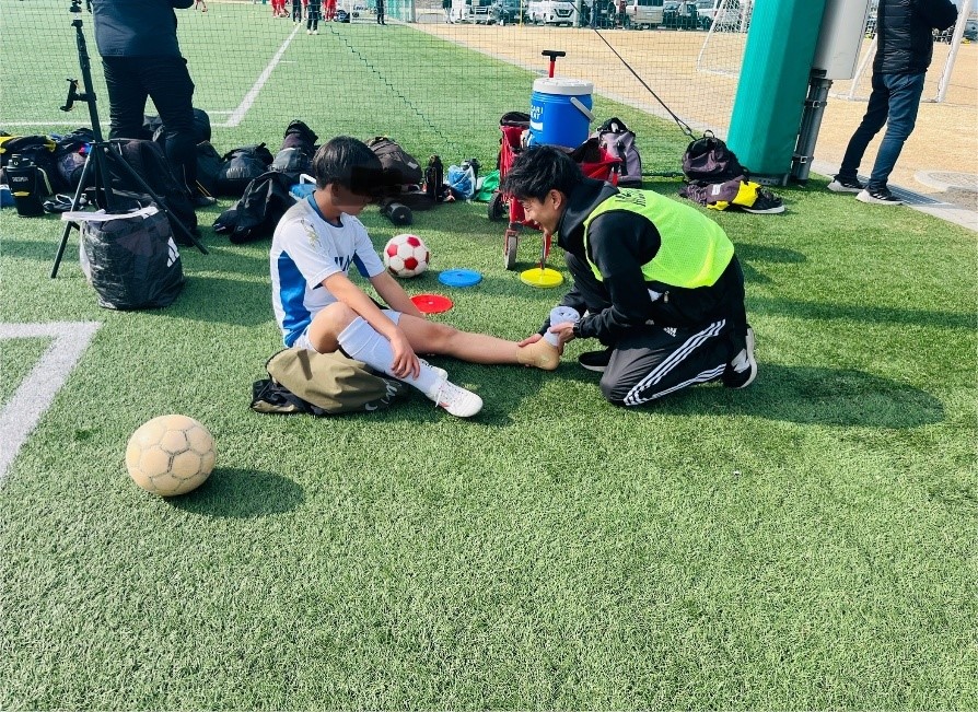 テーピング対応