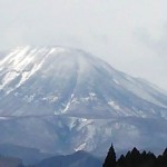 男体山のズーム