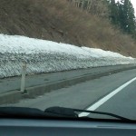 雪がまだところどころに
