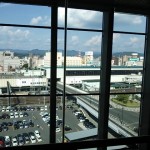 会場から盛岡を一望