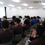 開始、お迎え前…