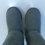 暖かいブーツで通勤！